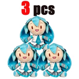 2026 Cartoon Hatsune Miku Plush Doll Toy Anime sakura Miku snow Miku Character Kawaii Sitting posture Fufu Kids Christmas Gift