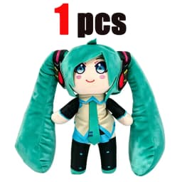 2026 Cartoon Hatsune Miku Plush Doll Toy Anime sakura Miku snow Miku Character Kawaii Sitting posture Fufu Kids Christmas Gift
