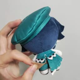 New Genshin Impact Venti Cosplay 10CM Anime Plush Stuffed Body Backpack Ornaments Pendant Christmas Gifts