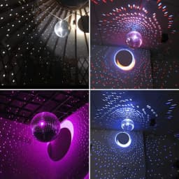 Disco Ball Hanging Mirror Ball Disco Ball Decor DJ Lights, for Disco Party Decor,Weddings,KTV ,Christmas Decor,Home Celebrations