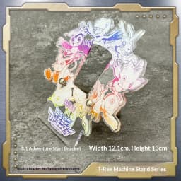 Digimon Digivice Acrylic Display Stand Color Screen Radio Wave Ancestor Super Dragon D-3 Children'S Gift Christmas Gift