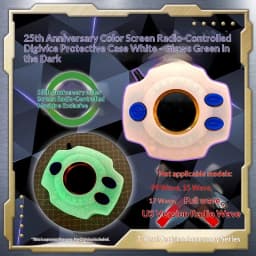Digimon Digivice Acrylic Display Stand Color Screen Radio Wave Ancestor Super Dragon D-3 Children'S Gift Christmas Gift