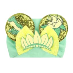 NEW Mouse Ears Baby Headbands For Girls Princess Cosplay Sequin 5"Bow Headwrap Baby Turban Christmas Party DIY Hair Accessory