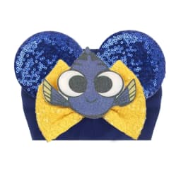 NEW Mouse Ears Baby Headbands For Girls Princess Cosplay Sequin 5"Bow Headwrap Baby Turban Christmas Party DIY Hair Accessory