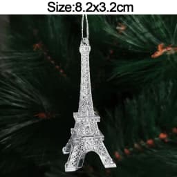 5pcs Christmas Home Decorations Crystal Acrylic Ornaments Snowflake Elk Xmas Tree Hanging Pendants Navidad 2026 New Year Gift