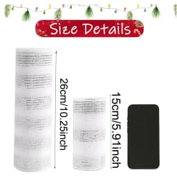 Christmas Tree Decorations Ribbon Mesh Ribbon for Wreath Bow Garland 2025 Christmas Decor Home Decor Gifts Navidad New Year 2026