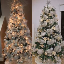 Christmas Tree Decorations Ribbon Mesh Ribbon for Wreath Bow Garland 2025 Christmas Decor Home Decor Gifts Navidad New Year 2026