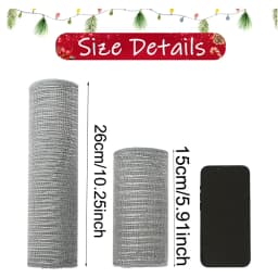 Christmas Tree Decorations Ribbon Mesh Ribbon for Wreath Bow Garland 2025 Christmas Decor Home Decor Gifts Navidad New Year 2026