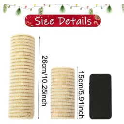 Christmas Tree Decorations Ribbon Mesh Ribbon for Wreath Bow Garland 2025 Christmas Decor Home Decor Gifts Navidad New Year 2026