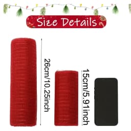 Christmas Tree Decorations Ribbon Mesh Ribbon for Wreath Bow Garland 2025 Christmas Decor Home Decor Gifts Navidad New Year 2026