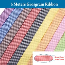 5 Yards Gingham Ribbons for Wedding Christmas Party Decorations Gifts Wrapping DIY Bow Hair Craft Plaid Ribbons Card Buffalo