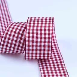 5 Yards Gingham Ribbons for Wedding Christmas Party Decorations Gifts Wrapping DIY Bow Hair Craft Plaid Ribbons Card Buffalo