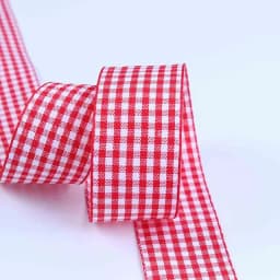 5 Yards Gingham Ribbons for Wedding Christmas Party Decorations Gifts Wrapping DIY Bow Hair Craft Plaid Ribbons Card Buffalo