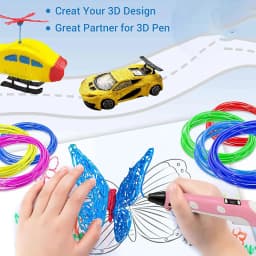 PLA Colored Odorless Safety Plastic 3D Pen Filament Diameter 1.75mm For 3D Printing Pen Kids Birthday Creative Christmas Gift