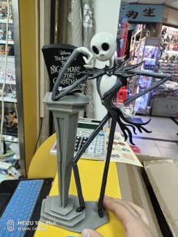 The Nightmare Before Christmas Jack Skellington 25th Years Model Figure Toys