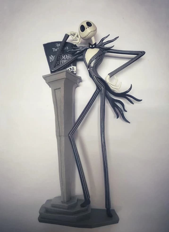 The Nightmare Before Christmas Jack Skellington 25th Years Model Figure Toys