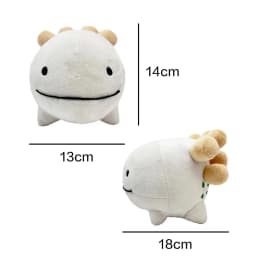 New 14cm Deepwoken Sharko Plush Smiling Big Mouth Salamander Cartoon Anime Animal Dolls As Christmas Gifts For Friends