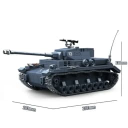 QUAN GUAN No. 4 Type G Tank Building Block Toy Collection Model Children For Christmas And Birthday Gifts
