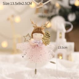 Christmas Angel Dolls Merry Christmas Tree Decoration for Home 2023 Cristmas Xmas Navidad Natal Noel Gifts Happy New Year 2024