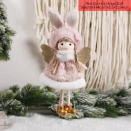 Christmas Angel Dolls Merry Christmas Tree Decoration for Home 2023 Cristmas Xmas Navidad Natal Noel Gifts Happy New Year 2024