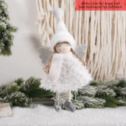 Christmas Angel Dolls Merry Christmas Tree Decoration for Home 2023 Cristmas Xmas Navidad Natal Noel Gifts Happy New Year 2024