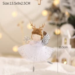Christmas Angel Dolls Merry Christmas Tree Decoration for Home 2023 Cristmas Xmas Navidad Natal Noel Gifts Happy New Year 2024