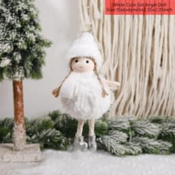 Christmas Angel Dolls Merry Christmas Tree Decoration for Home 2023 Cristmas Xmas Navidad Natal Noel Gifts Happy New Year 2024