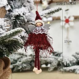 Christmas Angel Dolls Merry Christmas Tree Decoration for Home 2023 Cristmas Xmas Navidad Natal Noel Gifts Happy New Year 2024