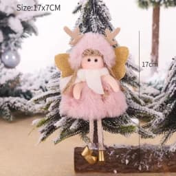 Christmas Angel Dolls Merry Christmas Tree Decoration for Home 2023 Cristmas Xmas Navidad Natal Noel Gifts Happy New Year 2024