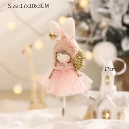 Christmas Angel Dolls Merry Christmas Tree Decoration for Home 2023 Cristmas Xmas Navidad Natal Noel Gifts Happy New Year 2024