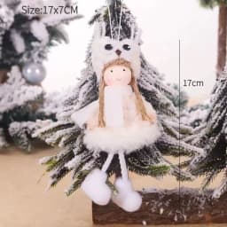 Christmas Angel Dolls Merry Christmas Tree Decoration for Home 2023 Cristmas Xmas Navidad Natal Noel Gifts Happy New Year 2024