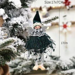 Christmas Angel Dolls Merry Christmas Tree Decoration for Home 2023 Cristmas Xmas Navidad Natal Noel Gifts Happy New Year 2024
