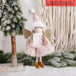 Christmas Angel Dolls Merry Christmas Tree Decoration for Home 2023 Cristmas Xmas Navidad Natal Noel Gifts Happy New Year 2024