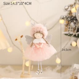 Christmas Angel Dolls Merry Christmas Tree Decoration for Home 2023 Cristmas Xmas Navidad Natal Noel Gifts Happy New Year 2024