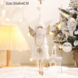 Christmas Angel Dolls Merry Christmas Tree Decoration for Home 2023 Cristmas Xmas Navidad Natal Noel Gifts Happy New Year 2024