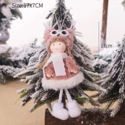 Christmas Angel Dolls Merry Christmas Tree Decoration for Home 2023 Cristmas Xmas Navidad Natal Noel Gifts Happy New Year 2024
