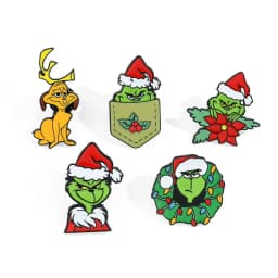 Christmas Movies Enamel Pins Funny Green Furry Monster Brooch Badges Lapel Backpack Jewelry Gift for Fans Wholesale