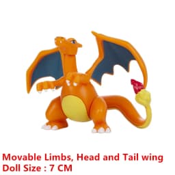New 4-9CM Pokemon Cartoons Movie Anime Figure Gengar Pikachu Eevee Dragon Pet Action Figure Model Toy Christmas Gift Buy in Bulk