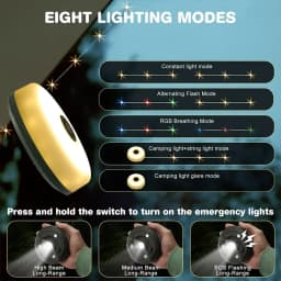 10m LED Reel String Lights Outdoor USB Rechargeable Camping Lamp Solar Fairy Christmas Lights Garden Room Decorative Tent Light