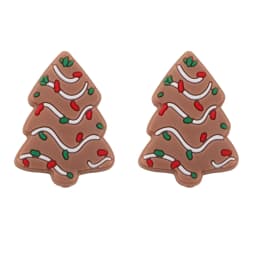 10Pcs/Lot New Christmas Tree Silicone Focal Beads For Jewelry Making DIY Beaded Pens Keychains Gifts Handmade Accessories