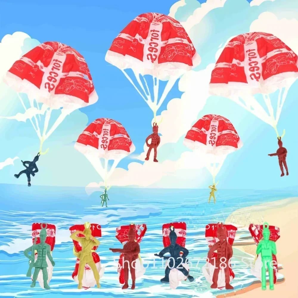 12/24/36Pcs Fun Outdoor Parachute Game Suitable Children's Birthday Party Baby Shower Gift Commemorative Carnival Christmas Gift