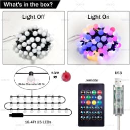 WS2812B RGB LED String Garland Light 10m 5m Smart IC APP Bluetooth Remote Fairy Lights Dreamcolor Garden Party Christmas Decor