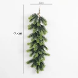 Artificial Christmas Pine Garland, Greenery Winter Garland Decor for Home, Wall, Porch, Table, Mantle, Indoor Outdoor Decoration