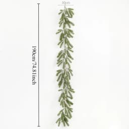 Artificial Christmas Pine Garland, Greenery Winter Garland Decor for Home, Wall, Porch, Table, Mantle, Indoor Outdoor Decoration