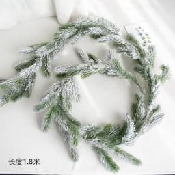 Artificial Christmas Pine Garland, Greenery Winter Garland Decor for Home, Wall, Porch, Table, Mantle, Indoor Outdoor Decoration