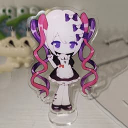 New NEEDY GIRL OVERDOSE Guard Acrylic Stand Model Plate Keychain Cosplay Desk Decor Collection Christmas Gifts For Friends