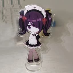 New NEEDY GIRL OVERDOSE Guard Acrylic Stand Model Plate Keychain Cosplay Desk Decor Collection Christmas Gifts For Friends