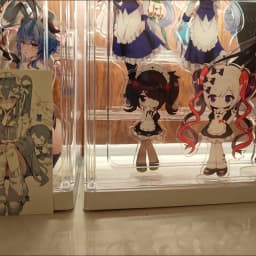 New NEEDY GIRL OVERDOSE Guard Acrylic Stand Model Plate Keychain Cosplay Desk Decor Collection Christmas Gifts For Friends
