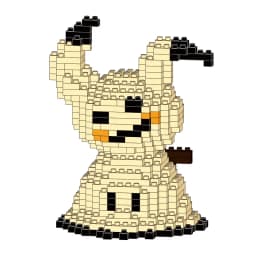 Kawaii Pokemon Marowak Lucario Mimikyu Building Block Piplup Mega Rayquaza Charizard Assembled Mini Brick Toy for Christmas Gift