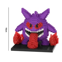 Kawaii Pokemon Marowak Lucario Mimikyu Building Block Piplup Mega Rayquaza Charizard Assembled Mini Brick Toy for Christmas Gift